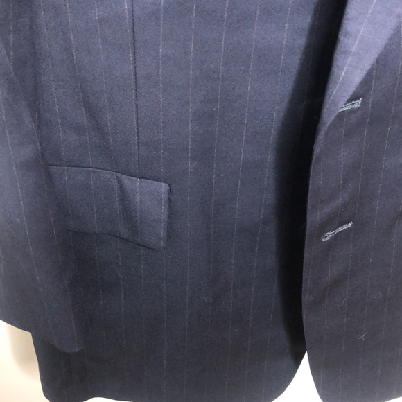 Men’s Hart Schaffner & Marx Gold Trumpeter Nordstrom Pinstripe Suit - Picture 6 of 12